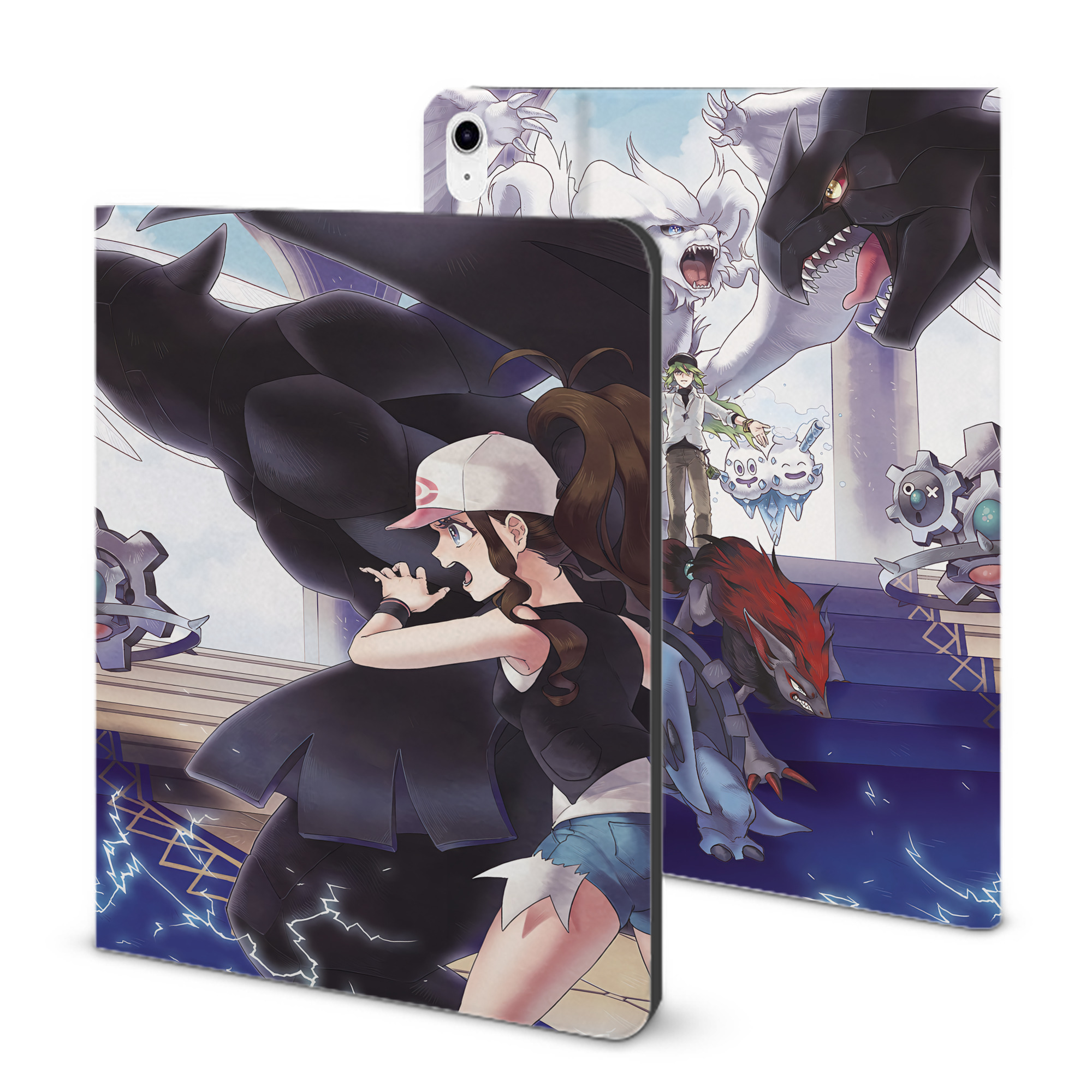 （画像用） ポケットモンスター Pokémon IPad ケース ブック型 PUレザー TPU 耐衝撃 軽量 薄型 ペン収納なし 全面保護 IPad 各モデル対応